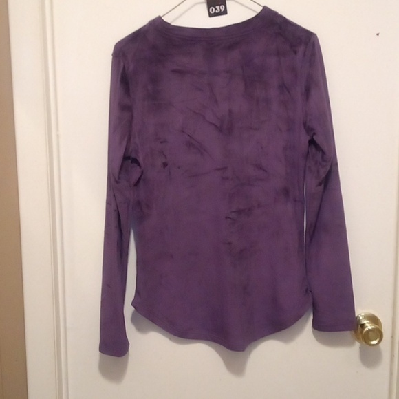 ClimateRight Extremely Soft Grape Purple Long Sleeve Shirt - Size M - Picture 5 of 5